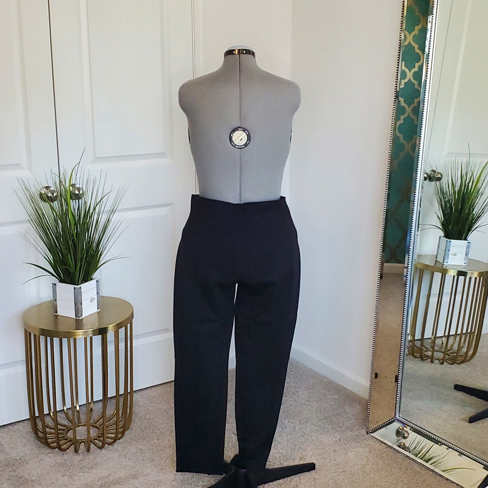 Lauren Ralph Lauren Women's Faux Leather Leggings, Black (Size 16) - Picture 4 of 9